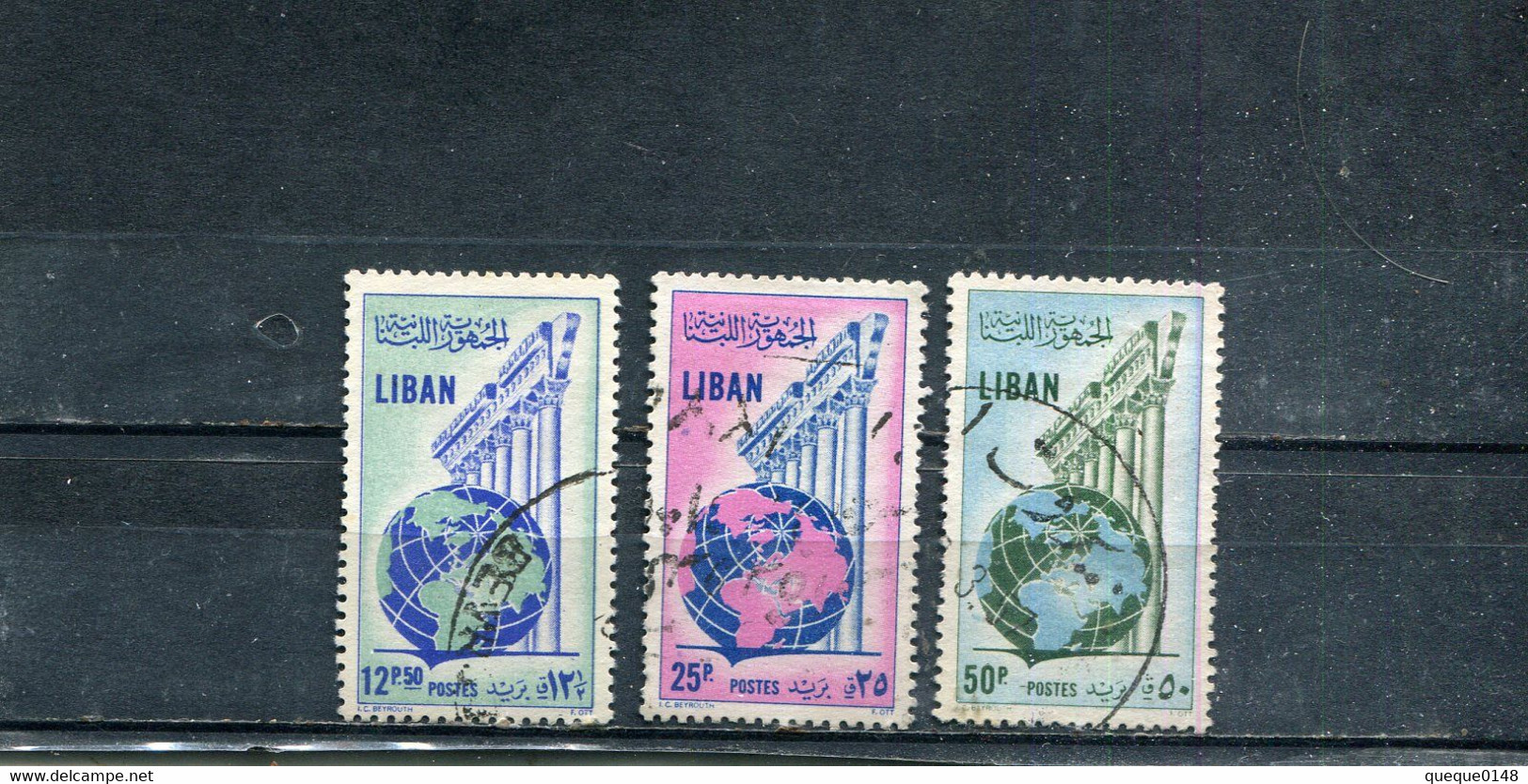 Liban 1955 Yt 124-126 - Lebanon