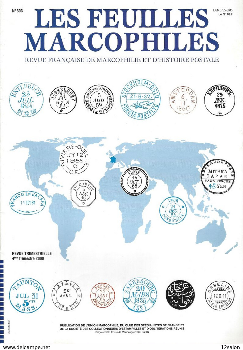 LES FEUILLES MARCOPHILES N° 303 + Scan Sommaire - Otros & Sin Clasificación