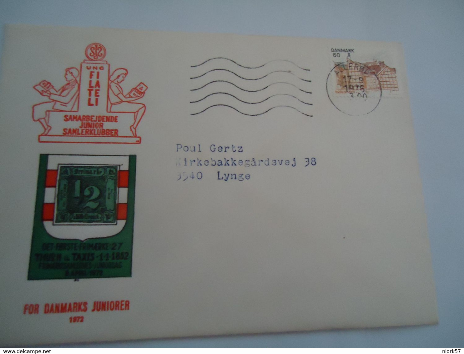 DENMARK   Fdc   COVER 1975  ALLERGO  PHILATELIE    2 SCAN - Maximum Cards & Covers