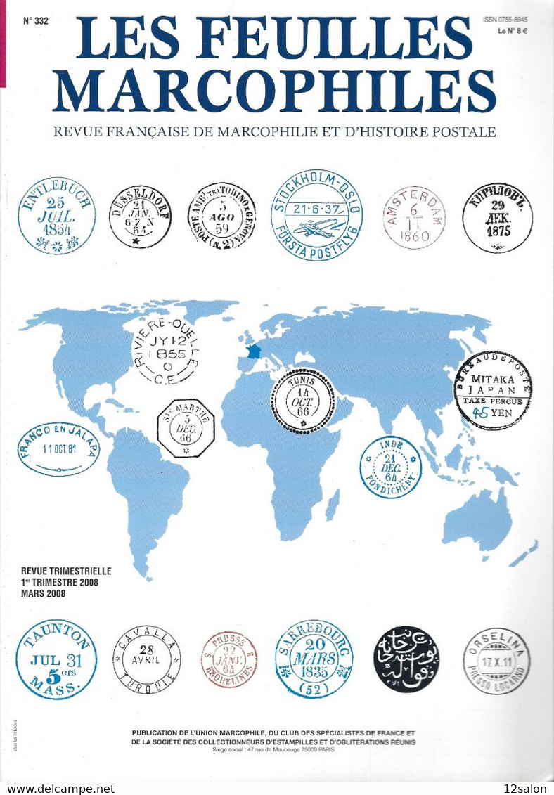 LES FEUILLES MARCOPHILES N° 332 + Scan Sommaire - Andere & Zonder Classificatie