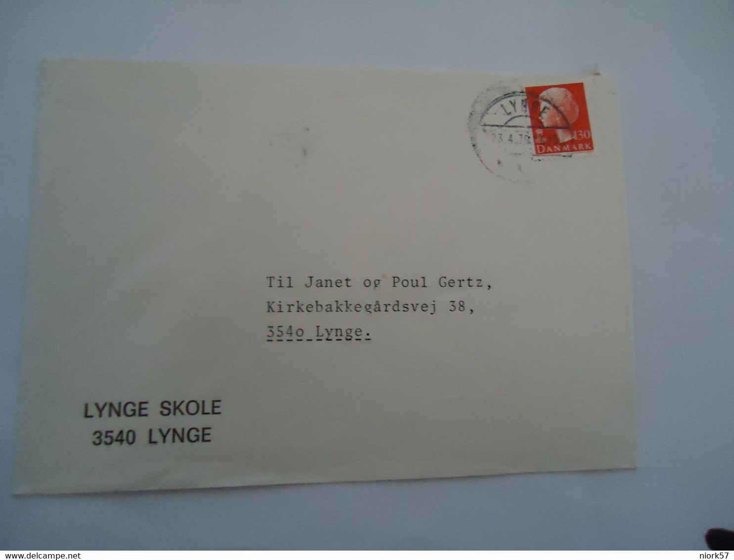 DENMARK COVER 1979   LYNGE - Cartoline Maximum