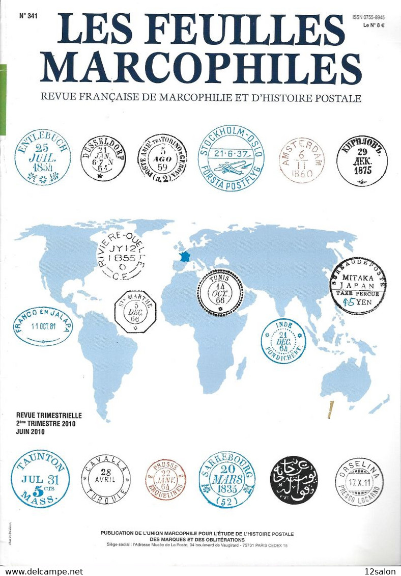LES FEUILLES MARCOPHILES N° 341 + Scan Sommaire - Otros & Sin Clasificación