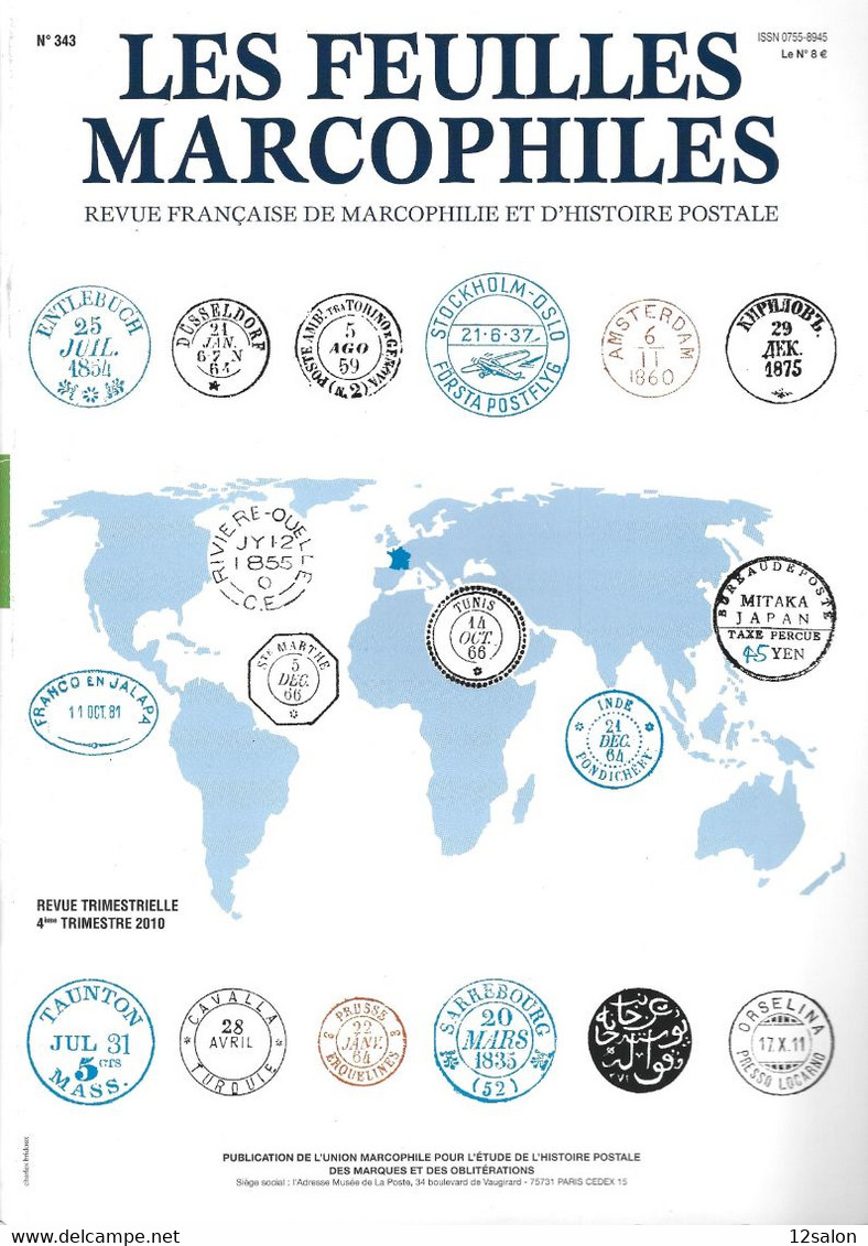 LES FEUILLES MARCOPHILES N° 343 + Scan Sommaire - Autres & Non Classés
