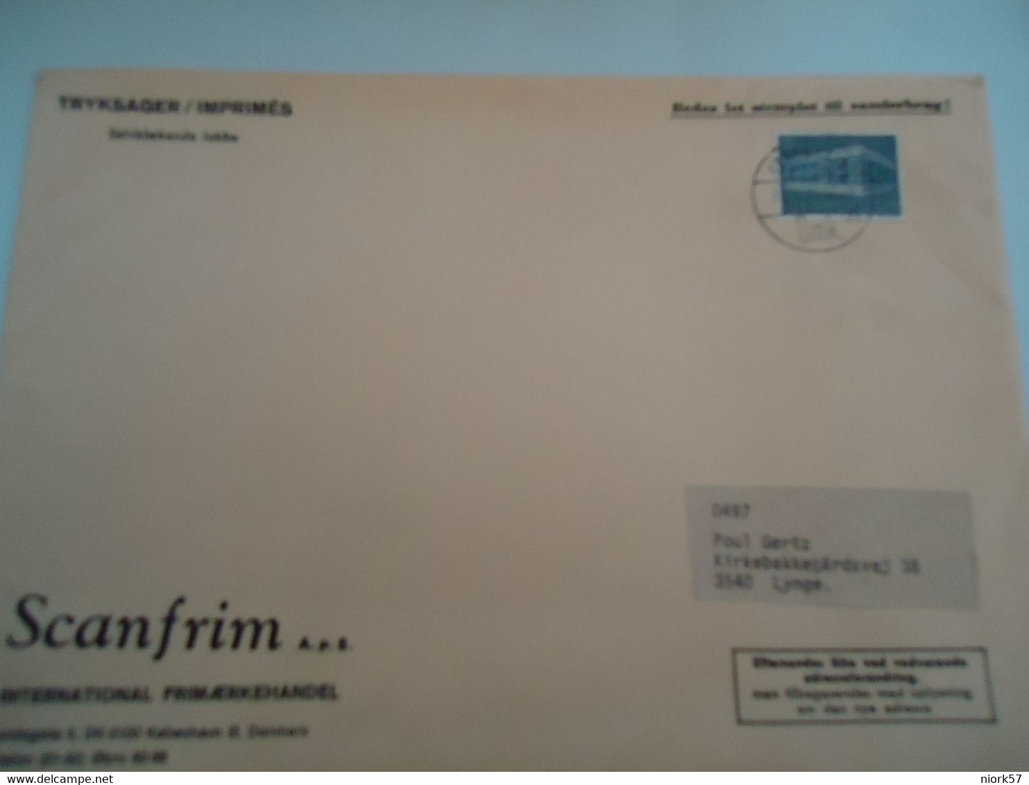 DENMARK COVER 1975  KOBENHAVN OMK   EUROPA - Cartoline Maximum