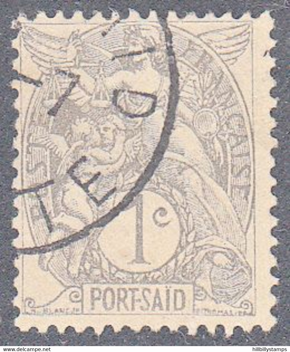 FRANCE--PORT SAID  SCOTT NO 18  USED  YEAR  1902 - Gebraucht