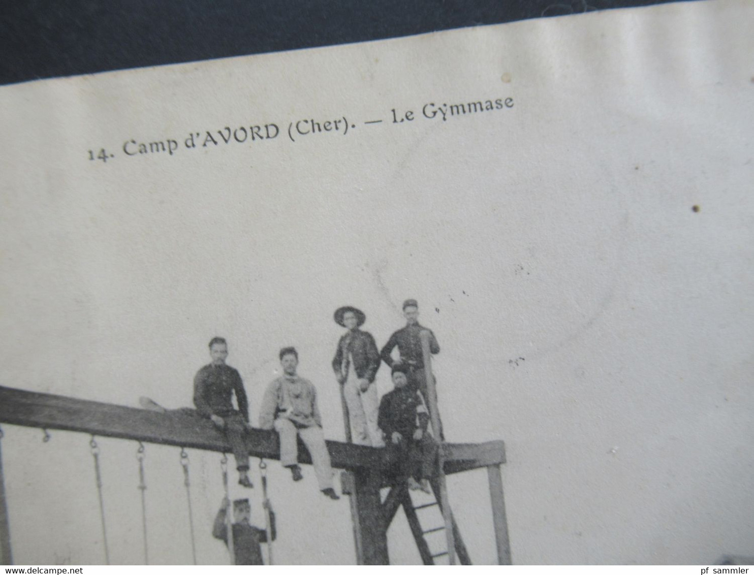 Frankreich 1909 Camp D'Avord (Cher) Le Gymmase Thematik Turnen / Sport / Gymnastik / Sportplatz / Klettern - Gymnastik