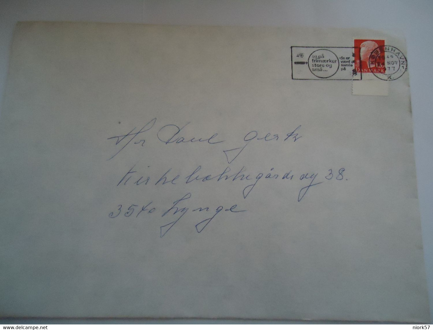 DENMARK COVER 1977     KOBENHAVN OMK - Maximum Cards & Covers