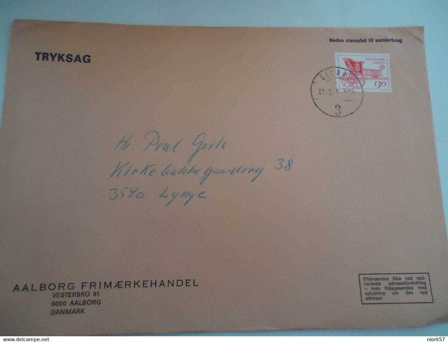 DENMARK COVER 1975  EUROPA - Maximum Cards & Covers