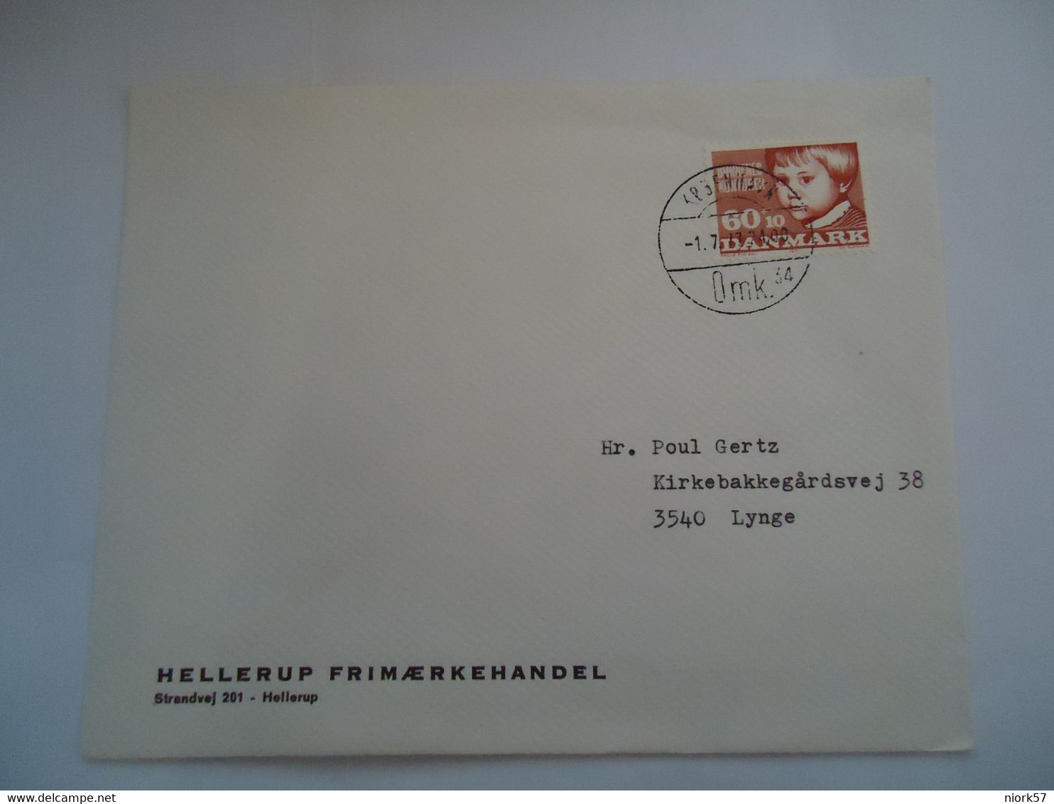 DENMARK COVER 1977    KOBENHAVN OMK34 - Tarjetas – Máximo