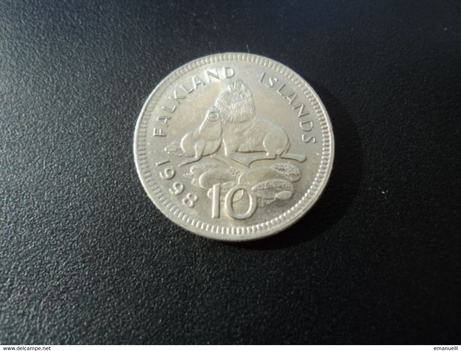 Îles FALKLAND : 10 PENCE   1998    KM 5.2     NON CIRCULÉE  * - Falklandinseln