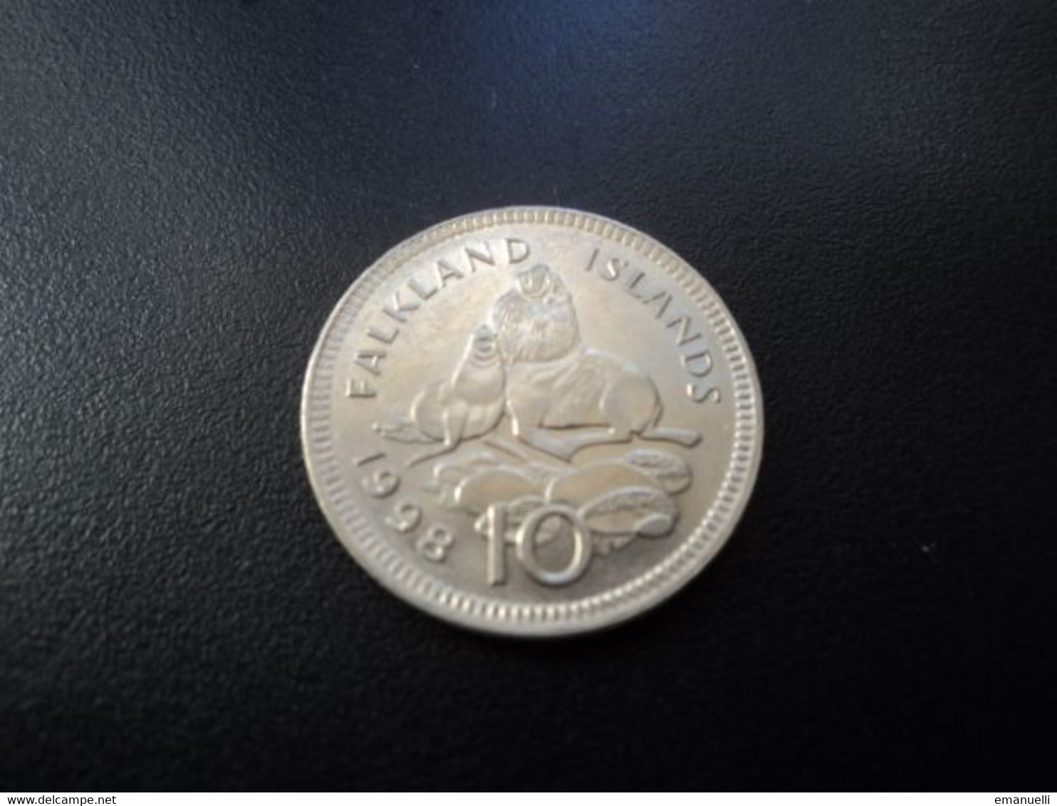 Îles FALKLAND : 10 PENCE   1998    KM 5.2     NON CIRCULÉE  * - Falklandinseln