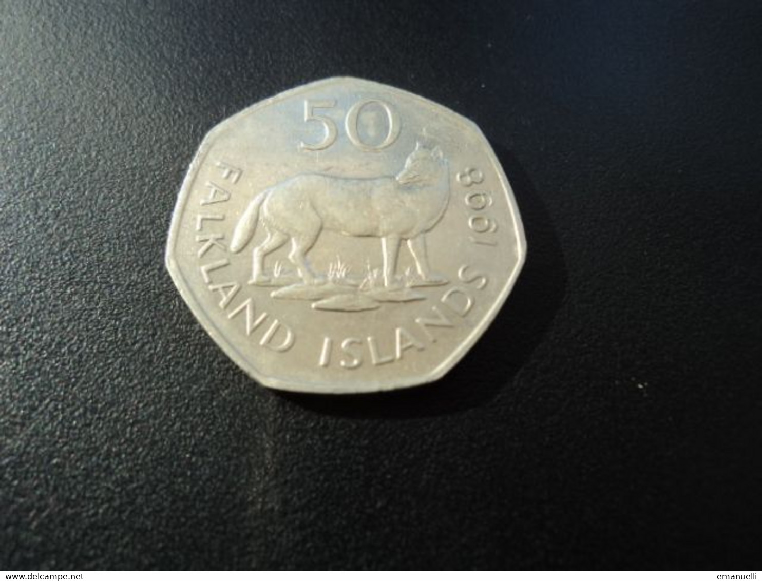 Îles FALKLAND : 50 PENCE   1998     KM 14.2      (NON CIRCULÉE) SUP+  *