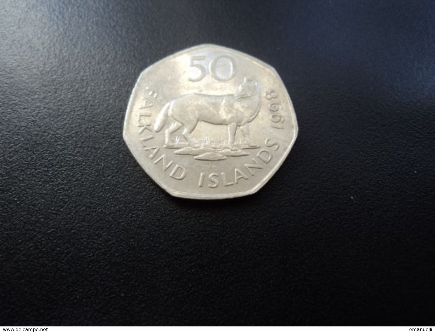 Îles FALKLAND : 50 PENCE   1998     KM 14.2      (NON CIRCULÉE) SUP+  *