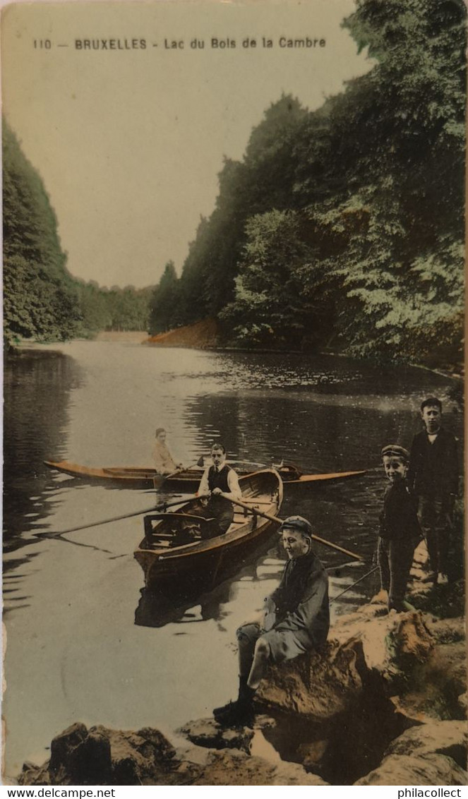 Bruxelles // Lac Du Bois De La Cambre (animee - Color) 1911 Ed. Grand Bazar Anspach 110 - Bossen, Parken, Tuinen