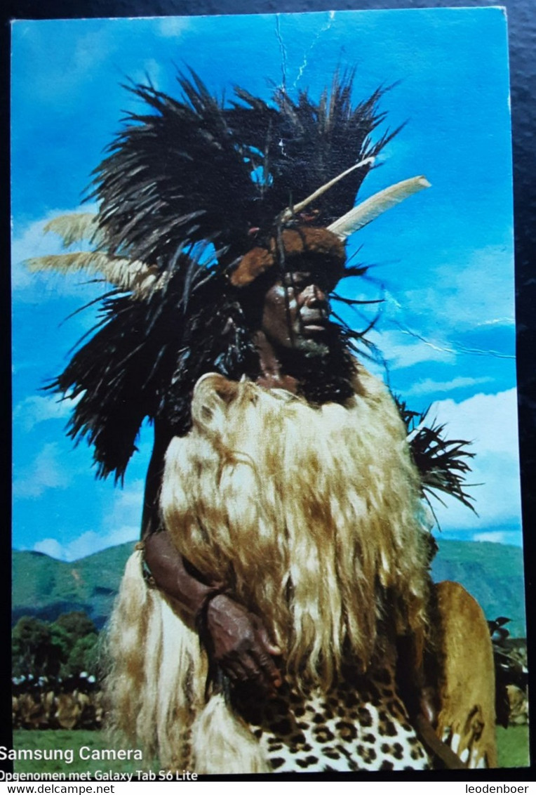 Swaziland - Warrior In Full Dress Incwala Ceremony - Swazilandia