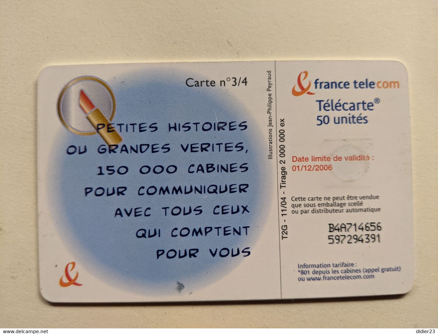 TELECARTE FRANCE TELECOM   50 PETITES HISTOIRES - Opérateurs Télécom