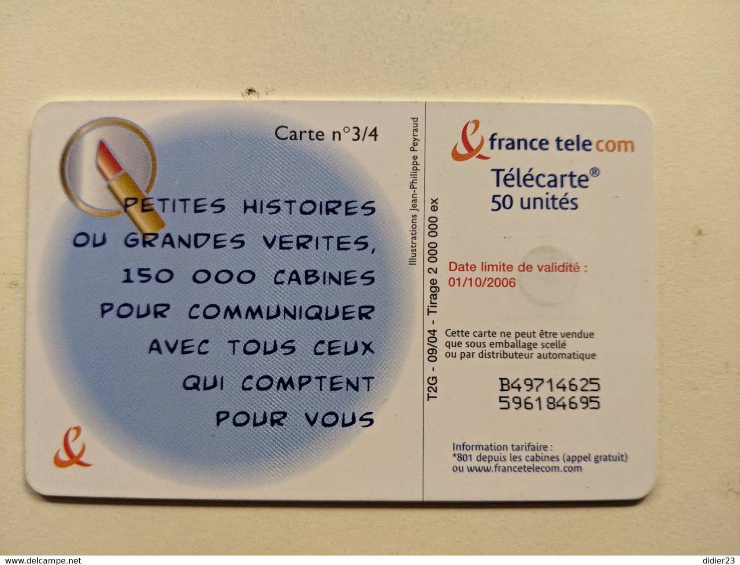 TELECARTE FRANCE TELECOM   50 PETITES HISTOIRES - Opérateurs Télécom