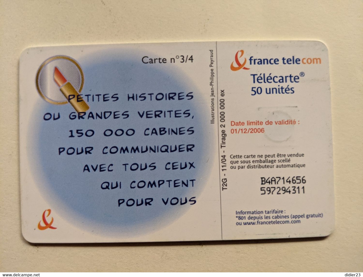 TELECARTE FRANCE TELECOM   50 PETITES HISTOIRES - Telecom Operators