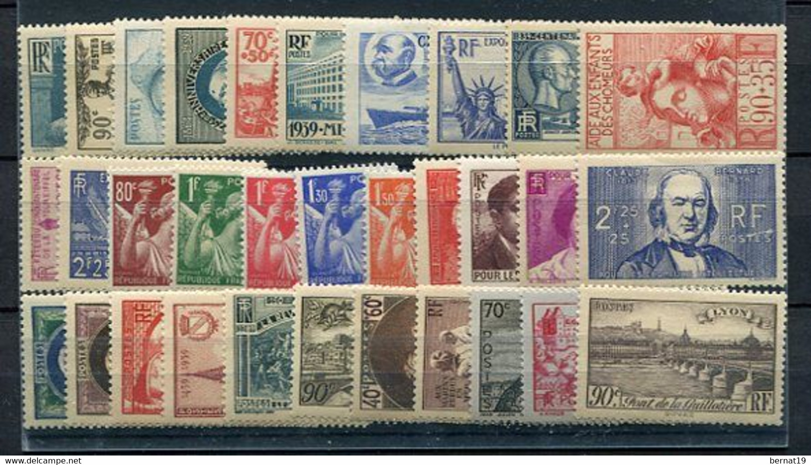 Francia 1939 Completo ** MNH. - ....-1939