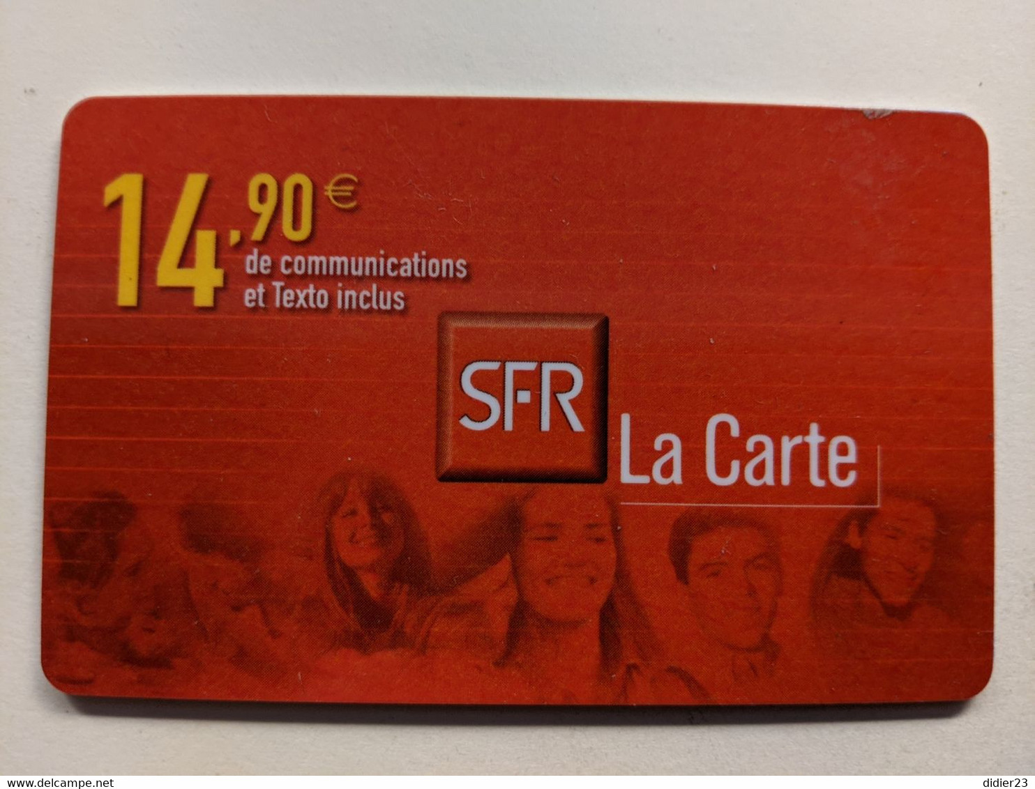 TELECARTE FRANCE TELECOM   SFR LA CARTE - Telecom Operators