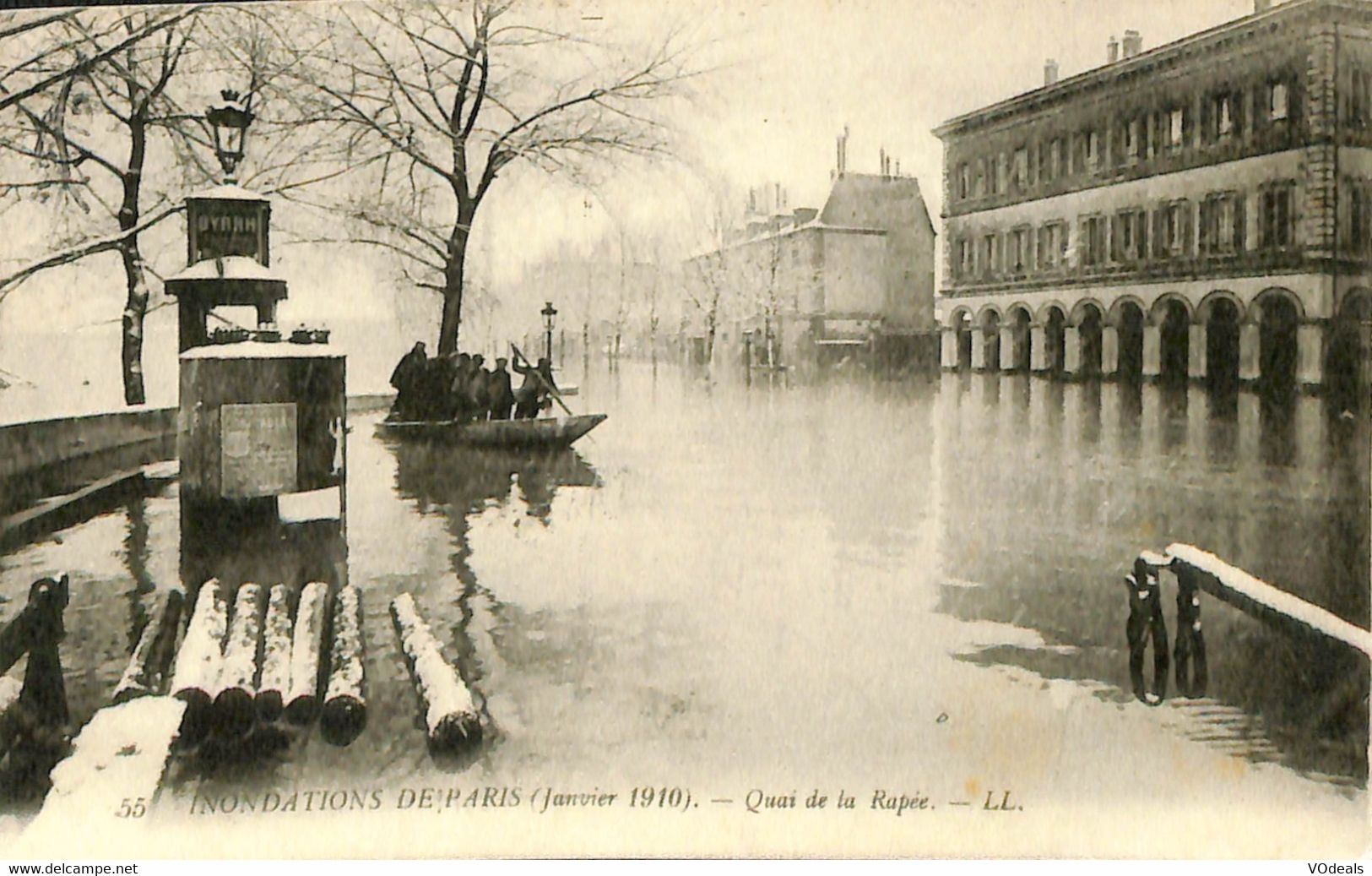 036 143 - France (75) Paris -Inondations De Paris - Quai De La Rapée - Überschwemmung 1910