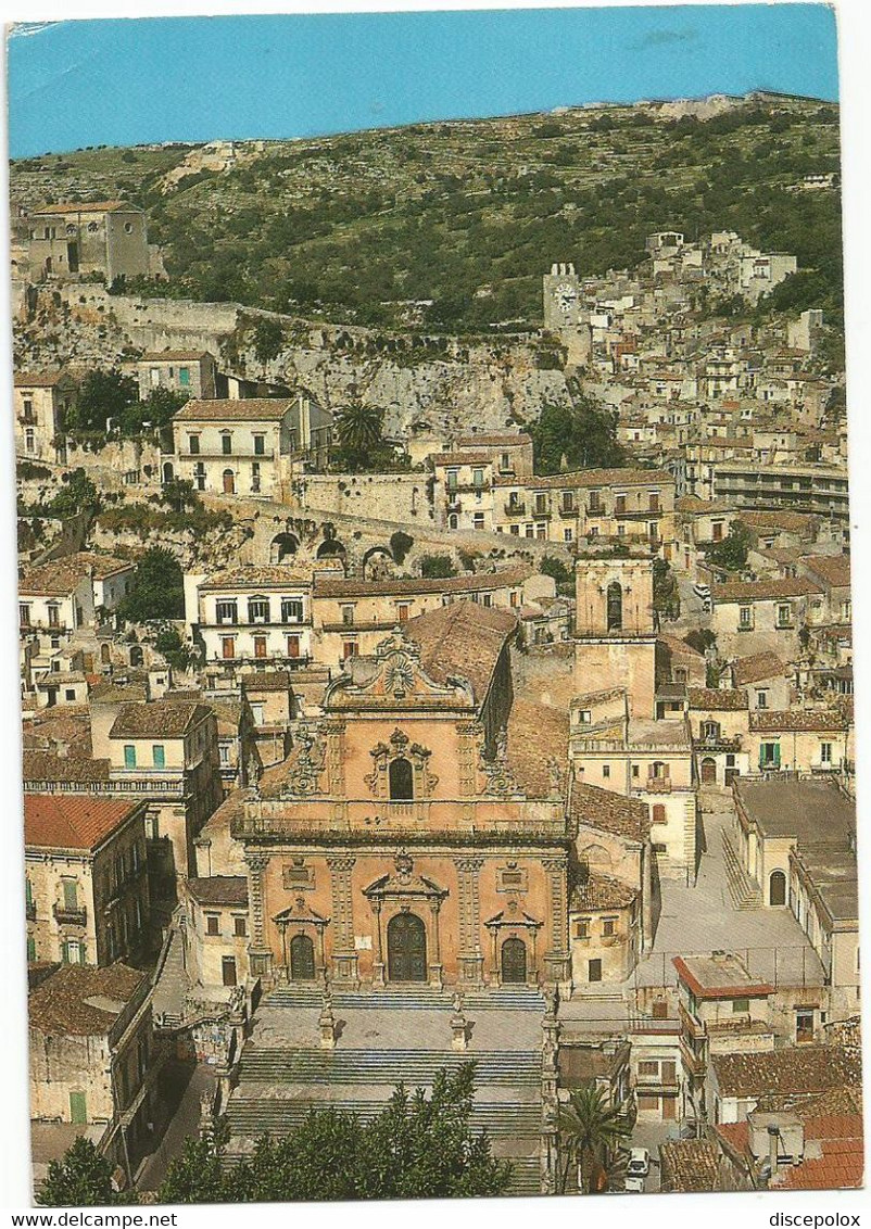 AA2968 Modica (Ragusa) - Chiesa Di San Pietro - Panorama - Nice Stamps Timbres Francobolli / Viaggiata 1988 - Modica