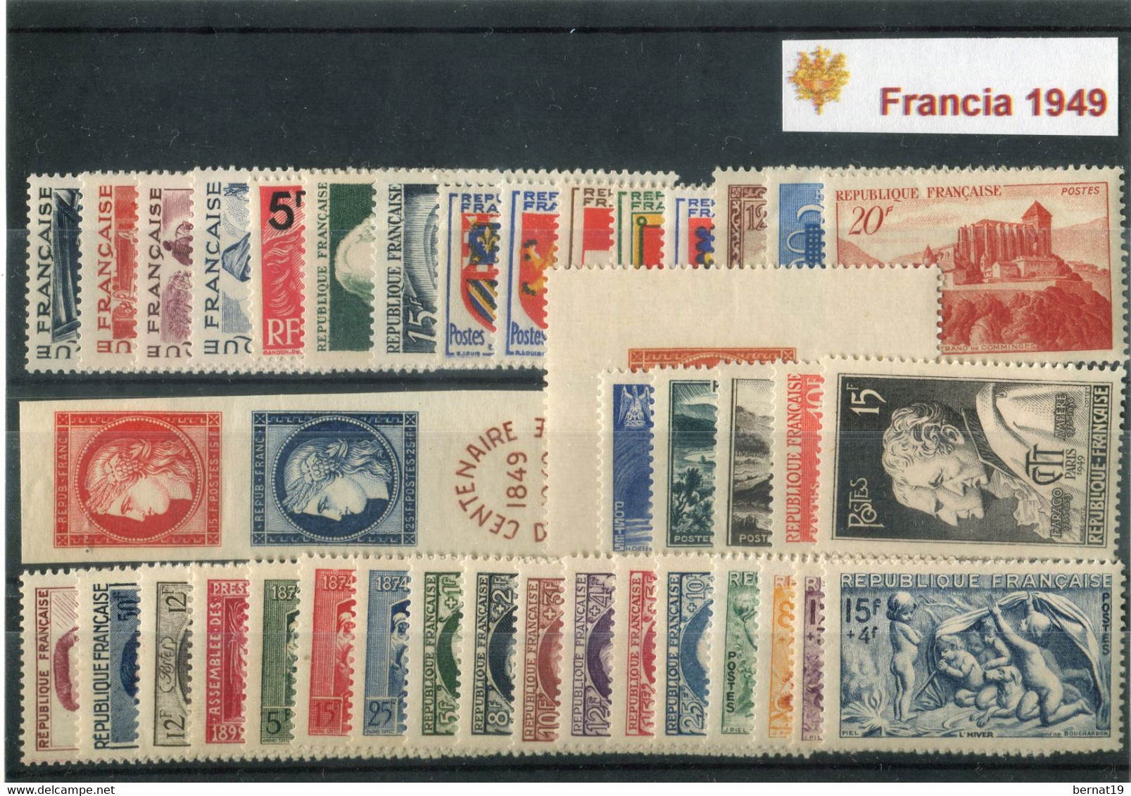 Francia 1949. Completo ** MNH. - 1940-1949