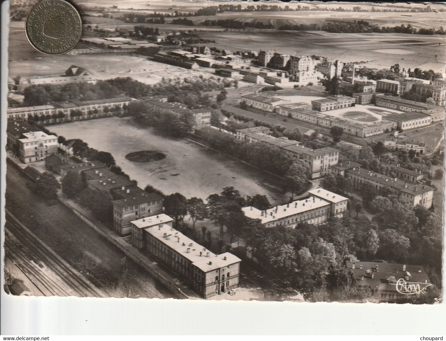 57 -Très Belle Carte Postale Semi Moderne Dentelée De  SARREBOURG    Vue Aérienne - Sarrebourg