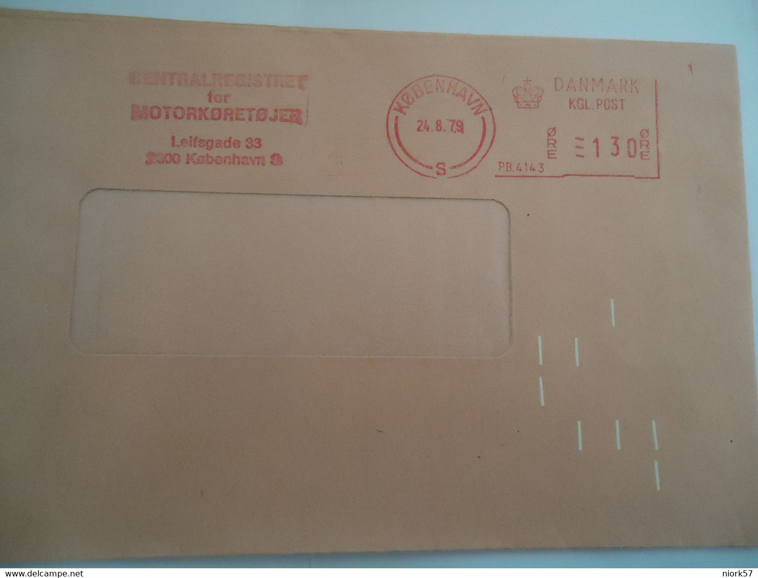 DENMARK COVER 1979    STAMPED - Cartes-maximum (CM)