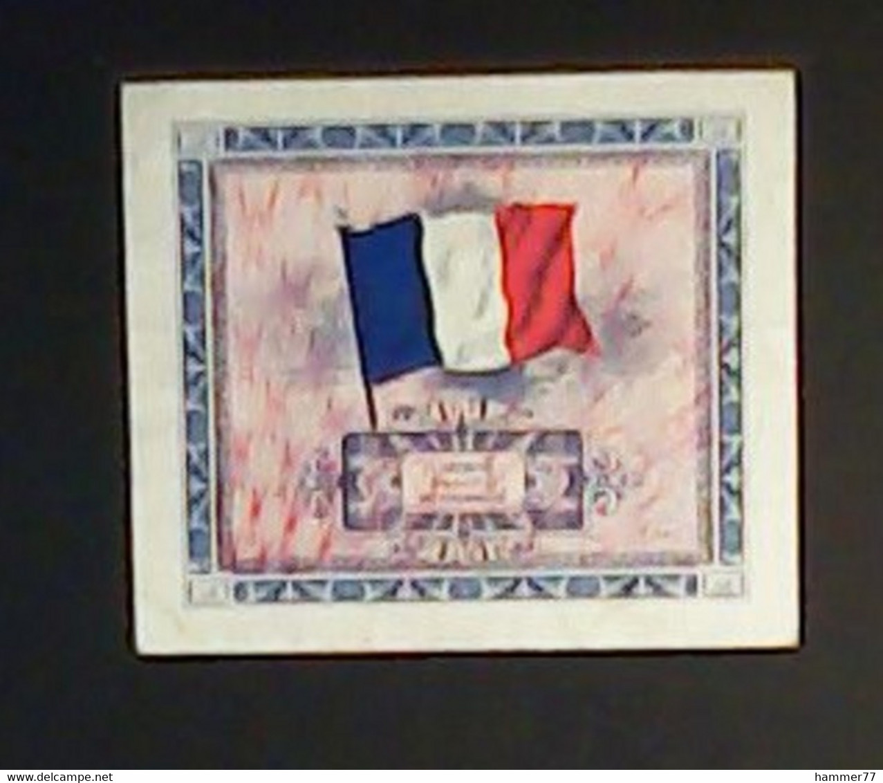 France 1944: Allied Occupation 5 Francs - 1944 Flag/France