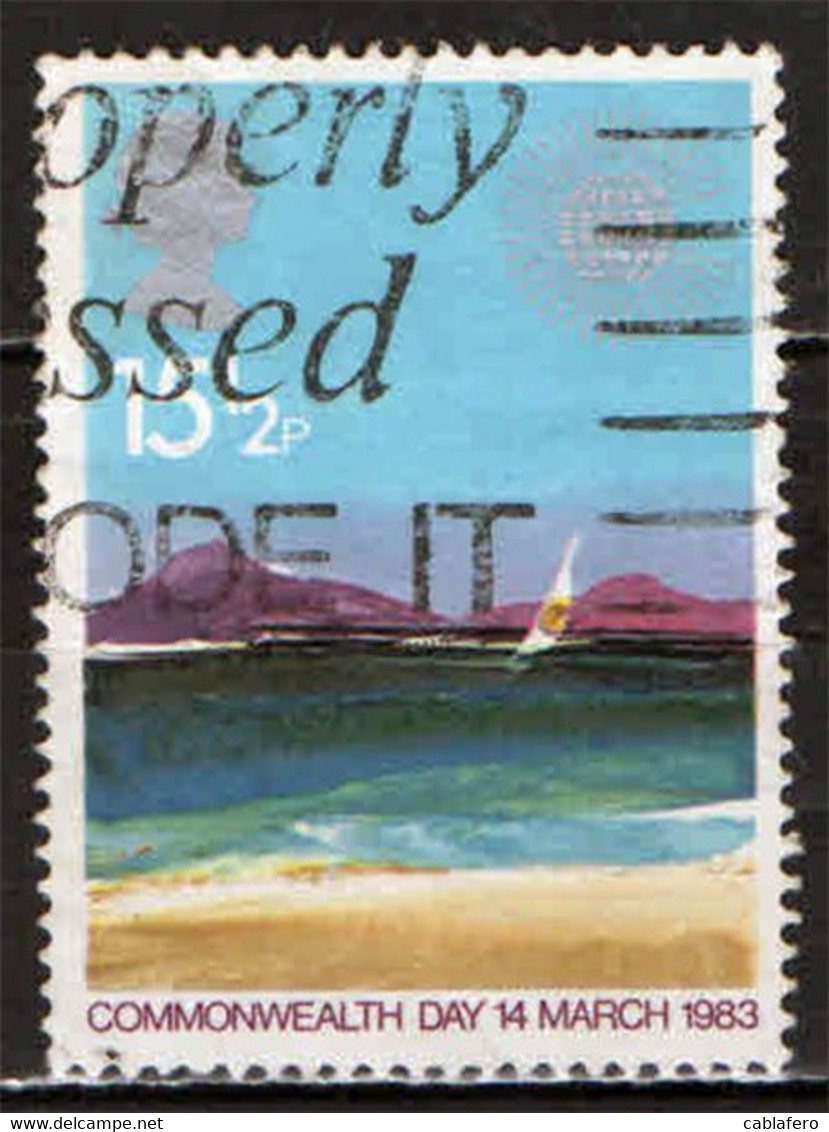 GRAN BRETAGNA - 1983 - ISOLA TROPICALE - COMMONWEALTH DAY - USATO - Used Stamps