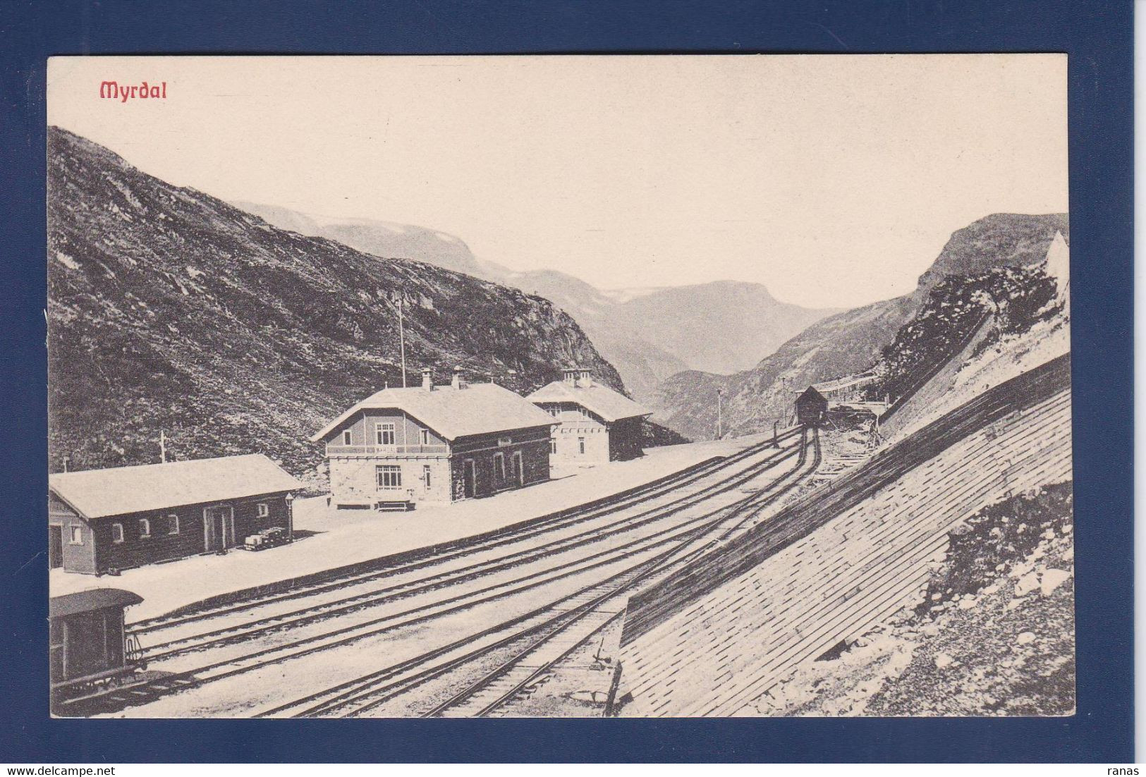 CPA Norvège Norge Norway Non Circulé Myrdal Gare Station Chemin De Fer - Norwegen