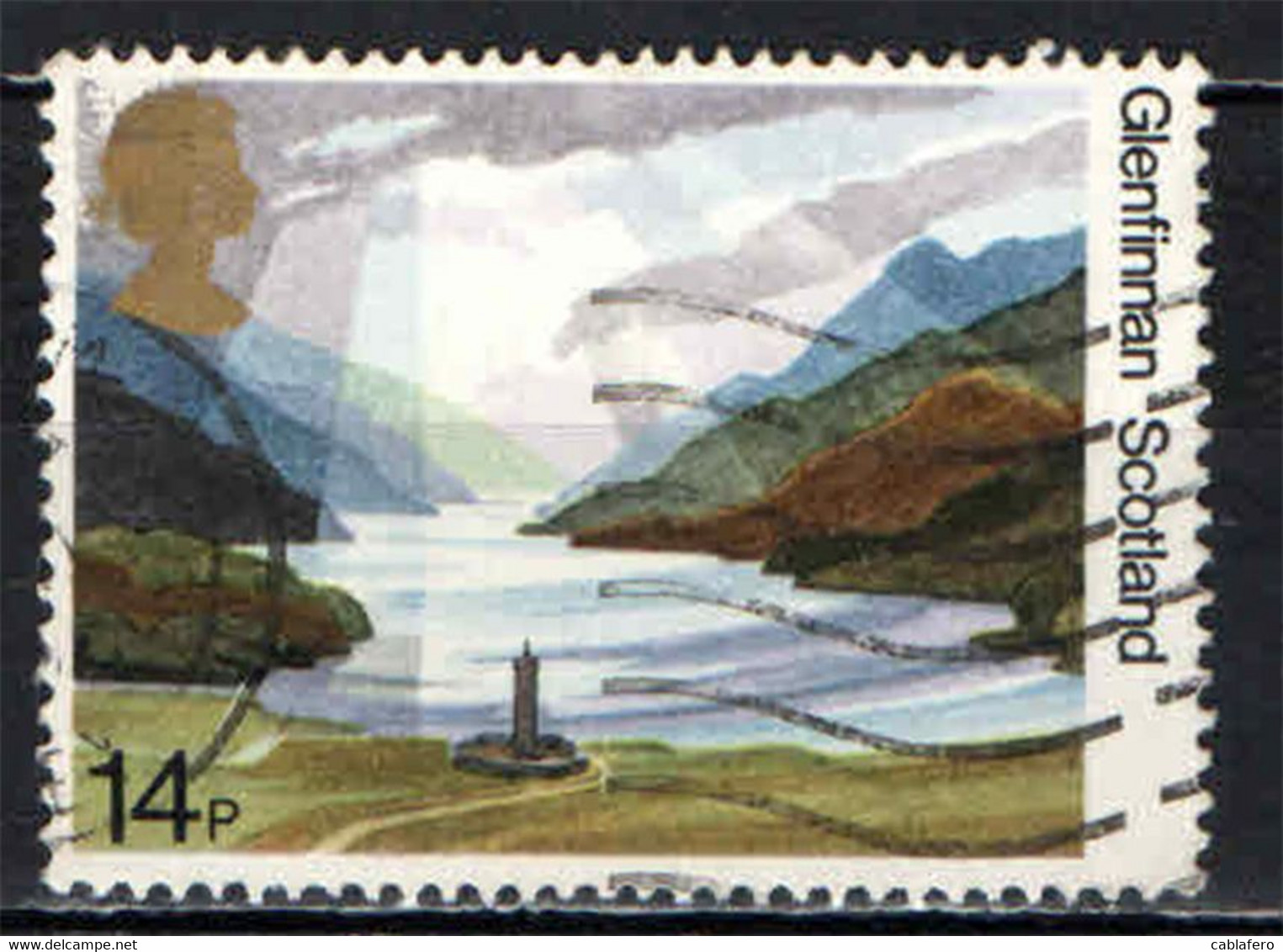 GRAN BRETAGNA - 1981 - LAGO DI GIENFINNAN - NATIONAL TRUST FOR SCOTLAND - USATO - Usati