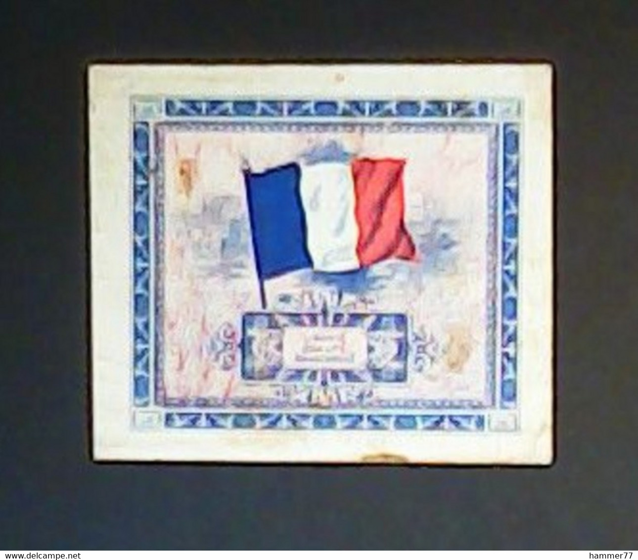 France 1944: Allied Occupation 10 Francs - 1944 Flagge/Frankreich