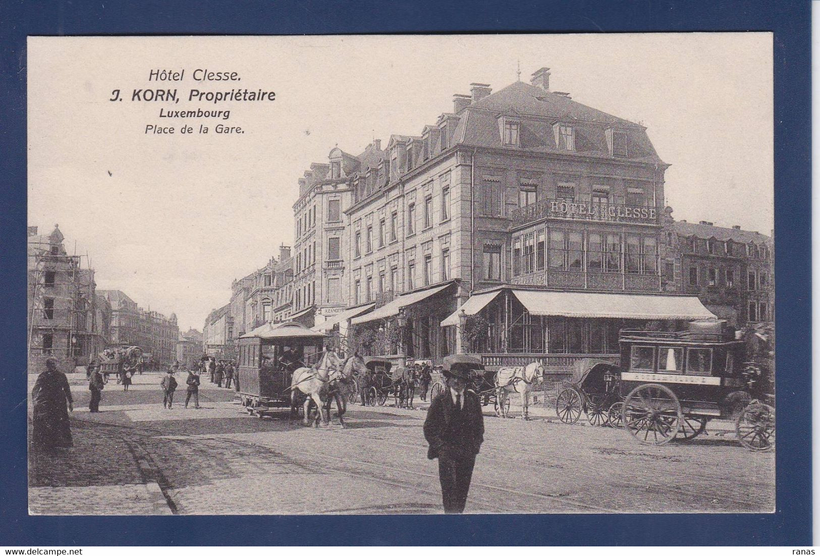 CPA Luxembourg Publicité Hôtel KORN Non Circulé - Luxemburg - Town