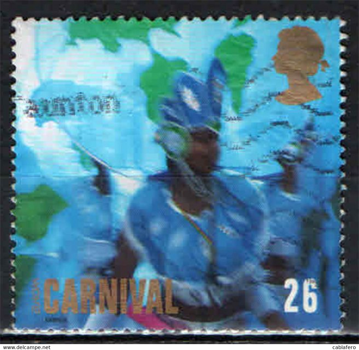 GRAN BRETAGNA - 1998 - CARNIVAL - CARNEVALE DI NOTTINGH HILL A LONDRA - USATO - Used Stamps