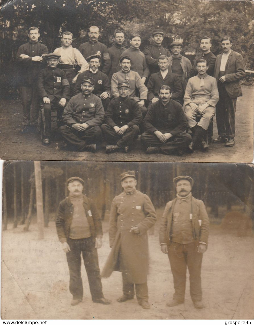 PRISONNIERS MILITAIRES EN ALLEMAGNE CARTES PHOTOS A IDENTIFIER VOIR CACHETS ET CORRESPONDANCES - Andere & Zonder Classificatie