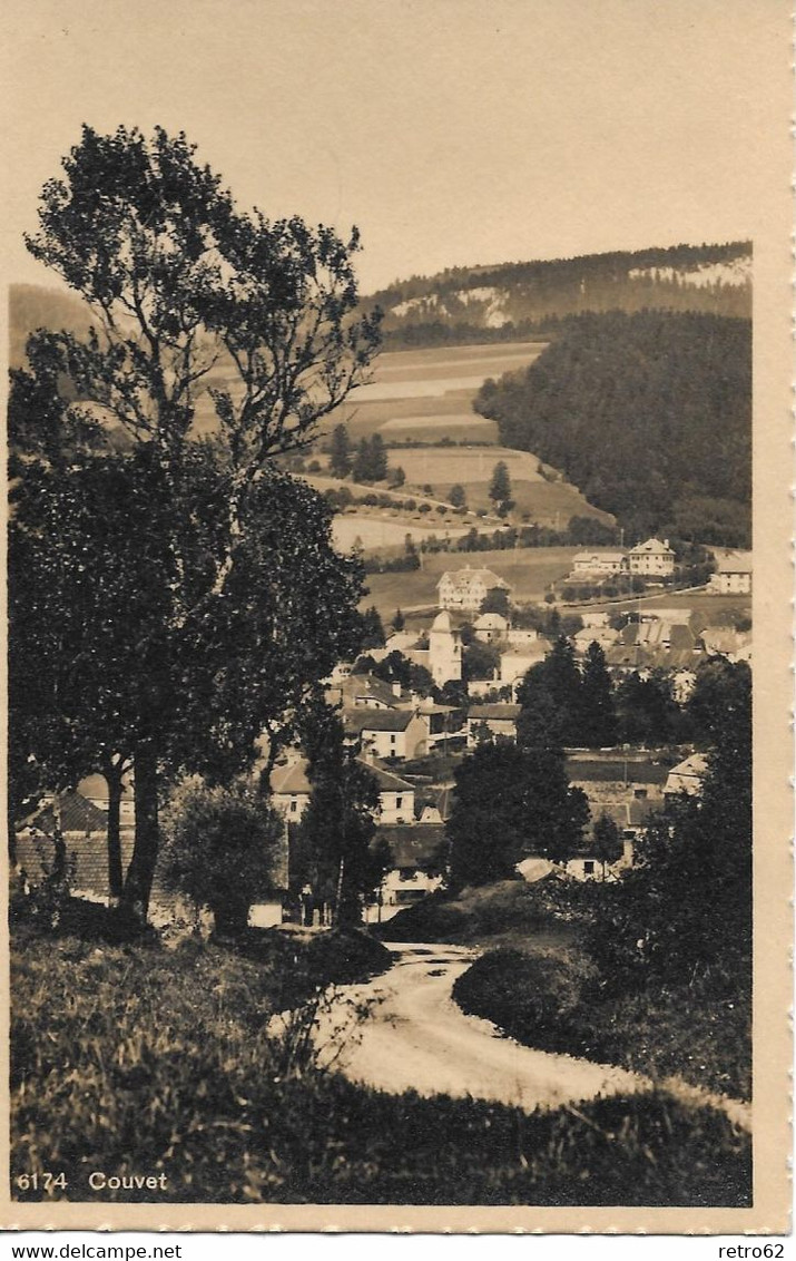 COUVET → Vue Générale, Ca.1930 - Couvet