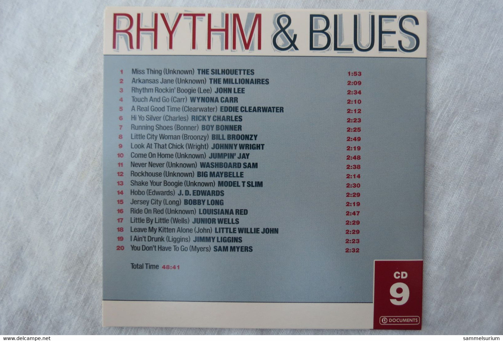 10 CDs Set "Rhythm & Blues" Original Masters - Blues