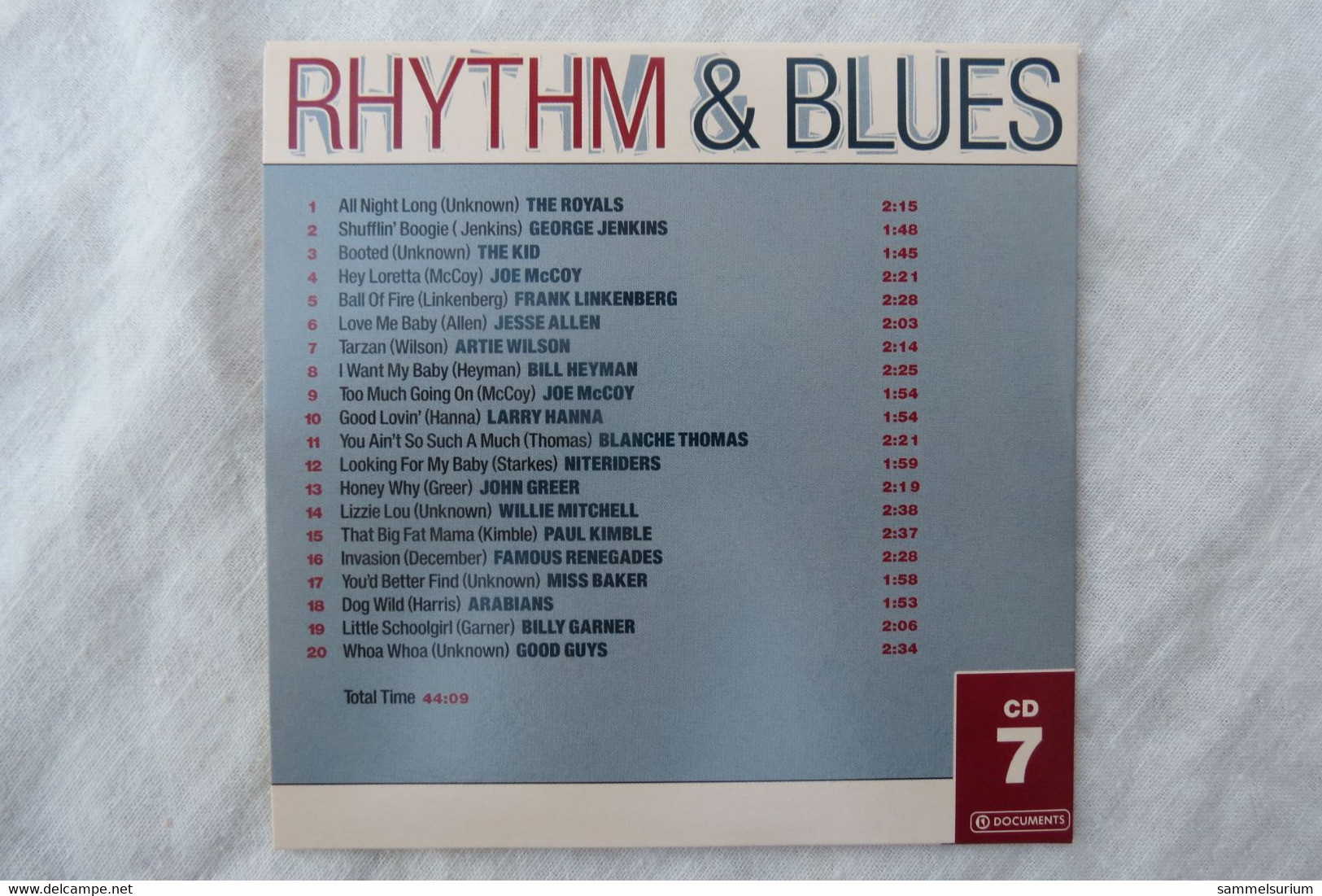 10 CDs Set "Rhythm & Blues" Original Masters