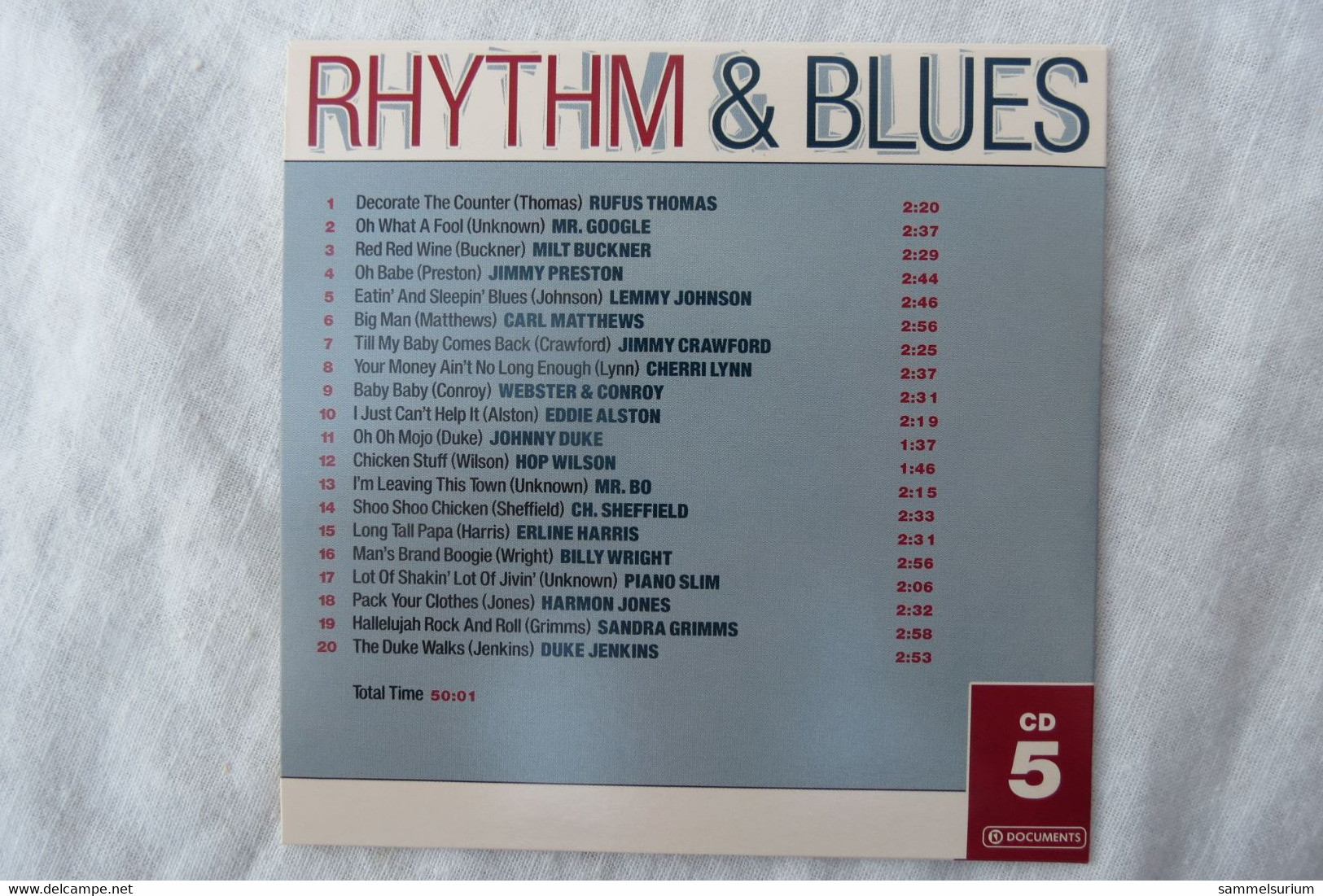 10 CDs Set "Rhythm & Blues" Original Masters