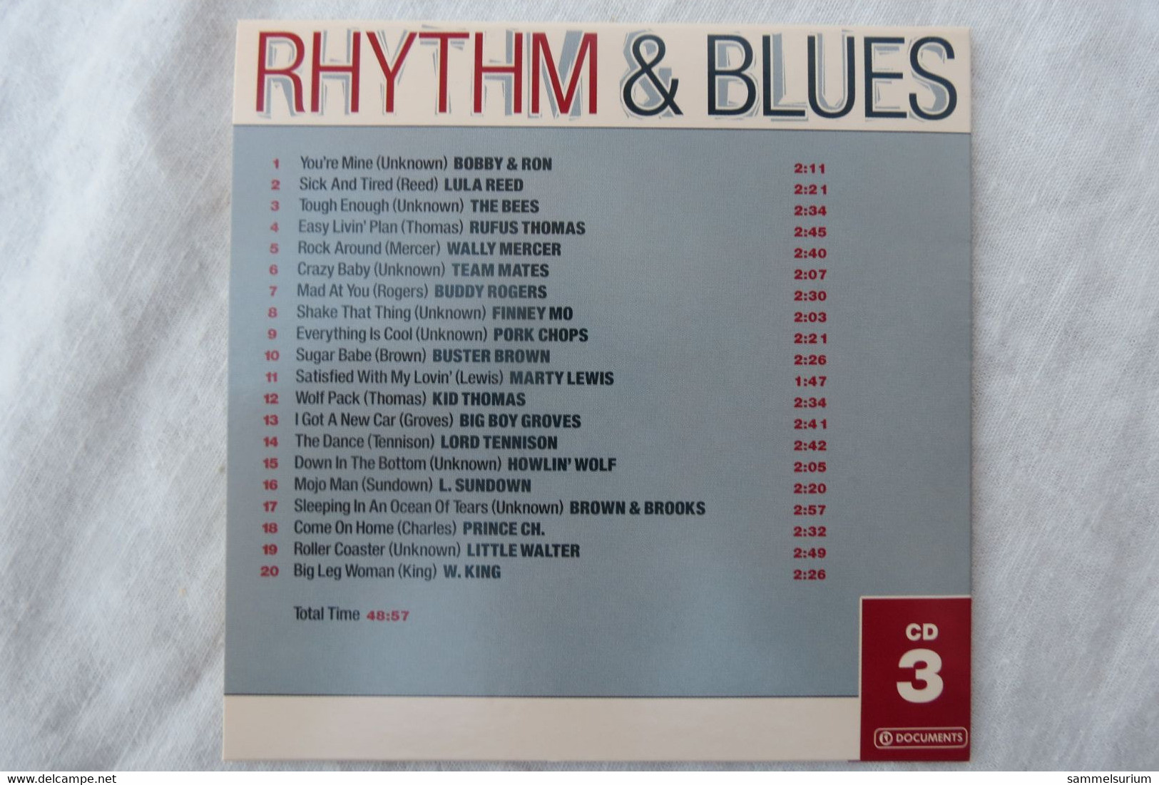 10 CDs Set "Rhythm & Blues" Original Masters