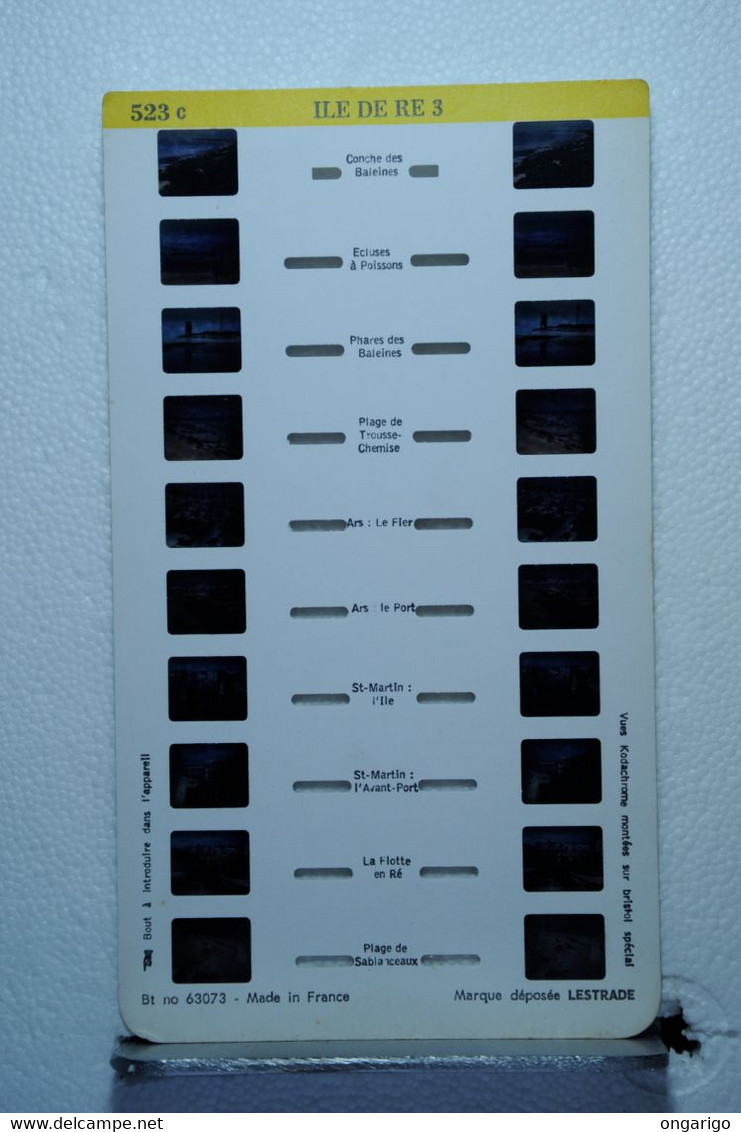 LESTRADE : 523C    ILE DE RE  3 - Visionneuses Stéréoscopiques