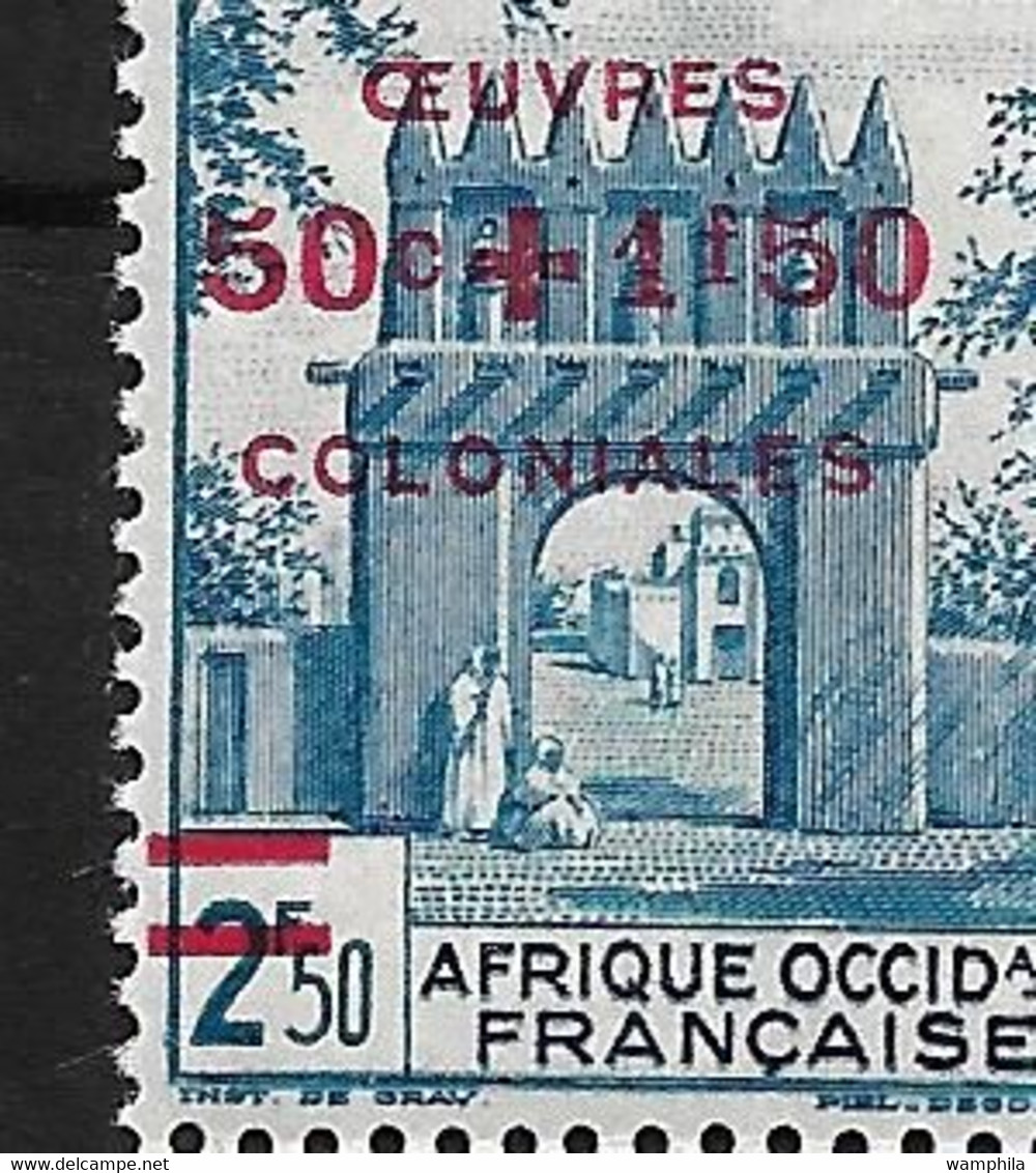 Soudan N°133** Bloc De 6 Avec Variété De Surcharge Et Croix De Repère. - Autres & Non Classés