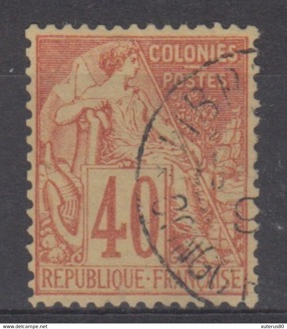 #172# COLONIES GENERALES N° 57 Oblitéré Libreville (Congo) - Alphee Dubois