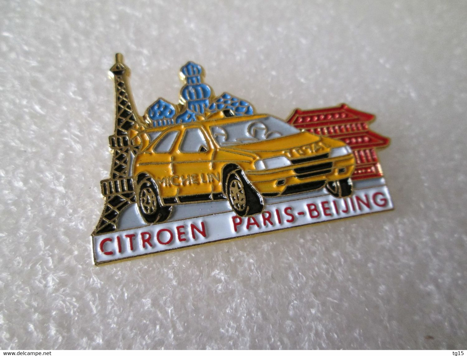 PIN'S    CITROEN  ZX    RALLYE  PARIS BEIJING - Citroën