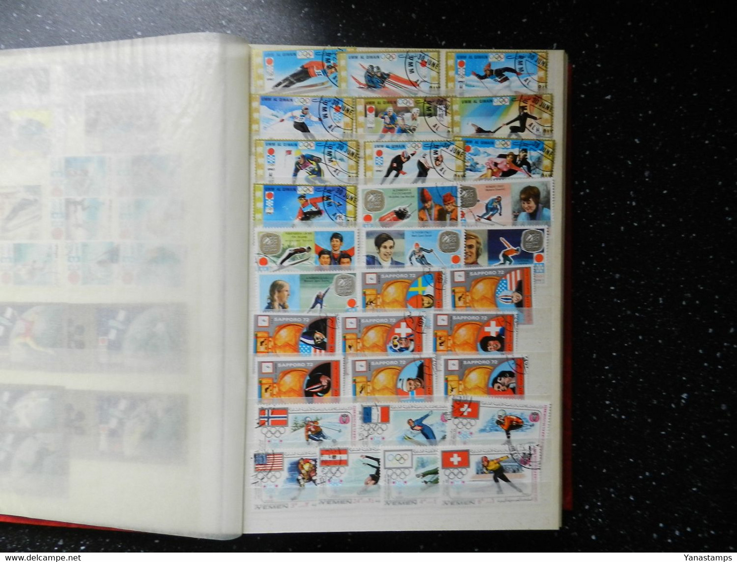 Wintersports/Olympics : Stockbook Full Of Stamps With 120+ Blocks/sheetlets, CHEAP !!! - Sammlungen (im Alben)