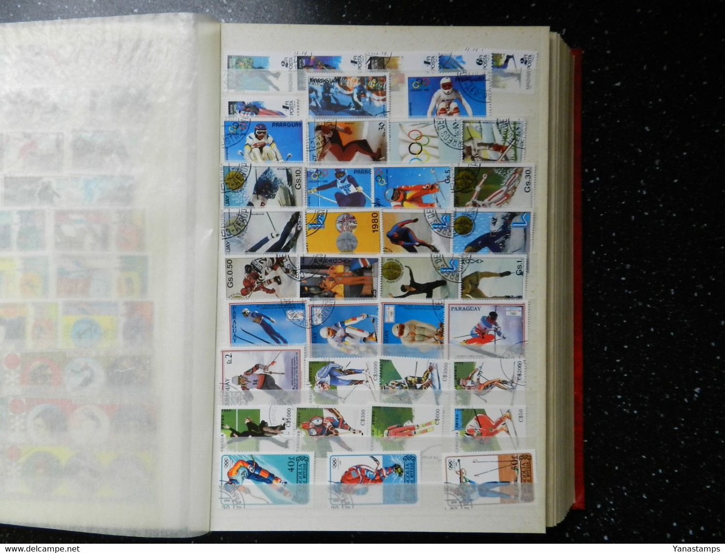 Wintersports/Olympics : stockbook full of stamps with 120+ blocks/sheetlets, CHEAP !!!