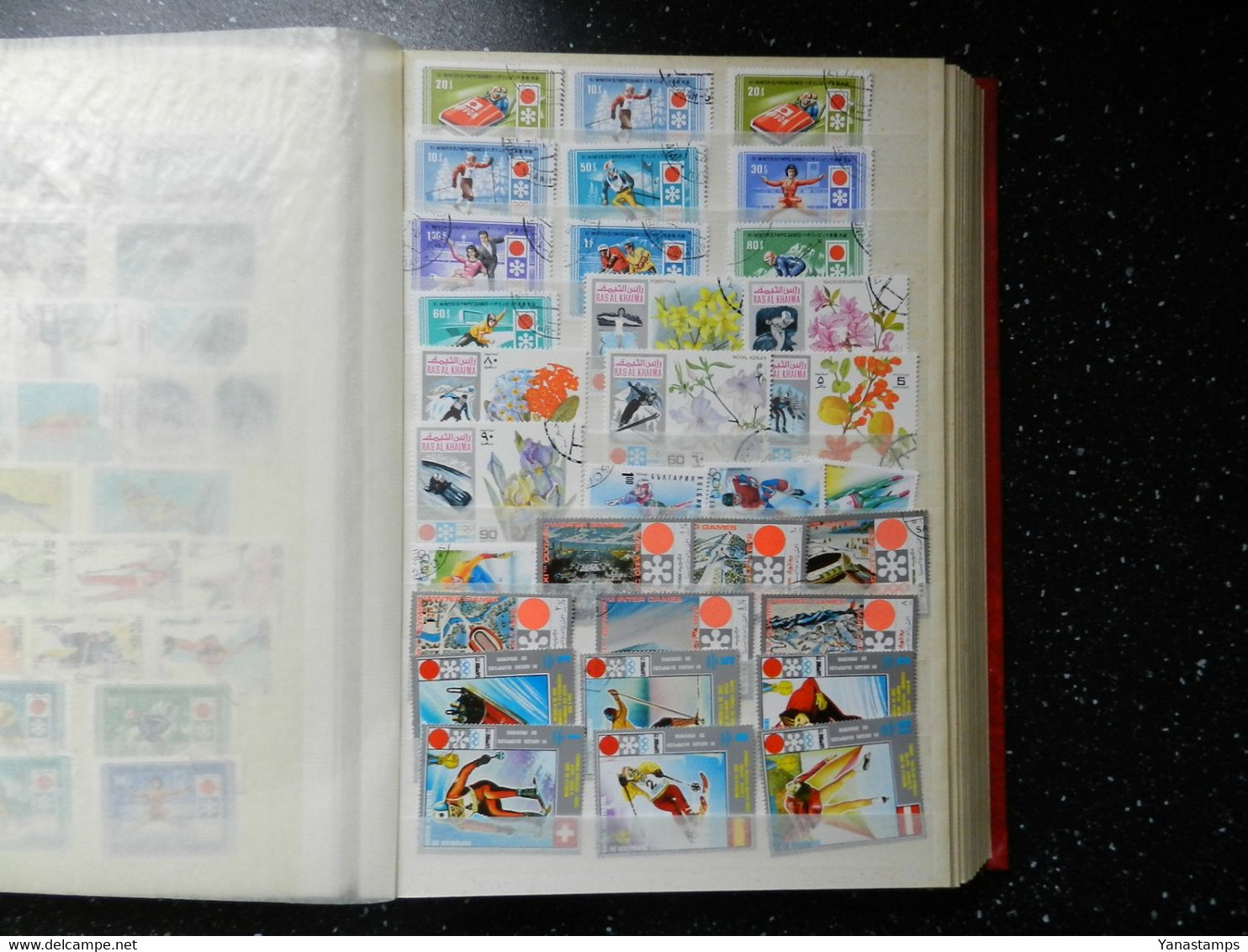 Wintersports/Olympics : stockbook full of stamps with 120+ blocks/sheetlets, CHEAP !!!