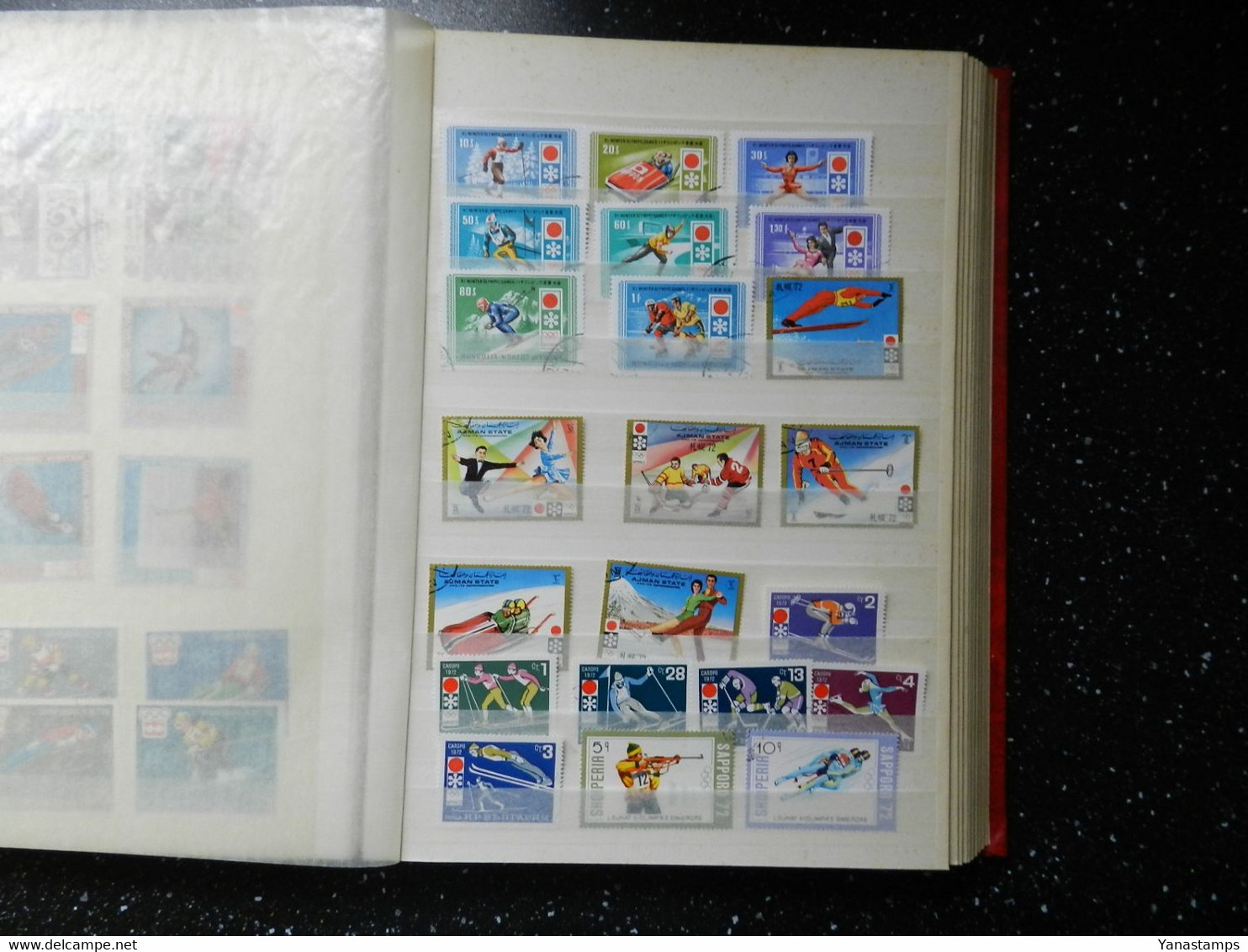 Wintersports/Olympics : stockbook full of stamps with 120+ blocks/sheetlets, CHEAP !!!